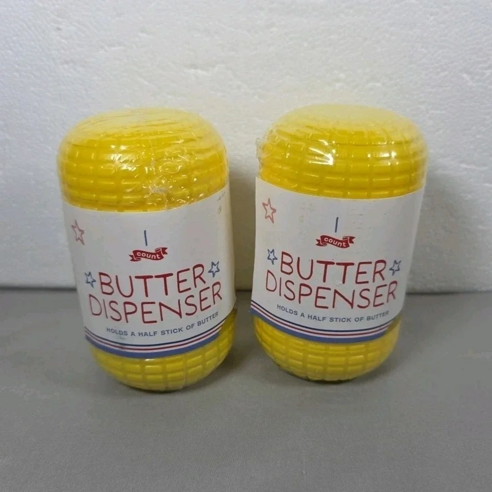 Butter Dispensers‎ Corn On The Cobb Holds Half Stick Of Butter Set Of 2